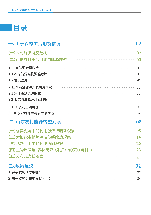 绿行齐鲁山东农村能源转型观察(2024-2025)